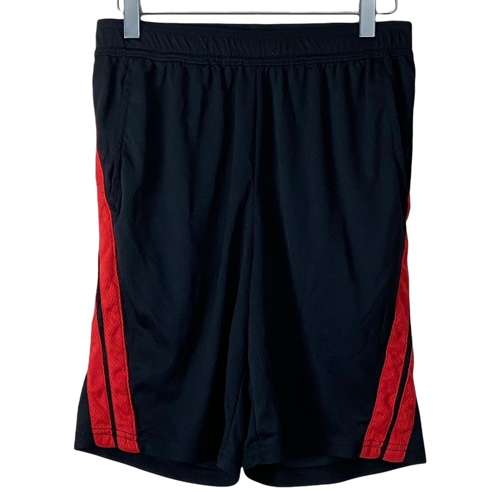 All in Motion Swim/Athletic Shorts Black and Red Size Small